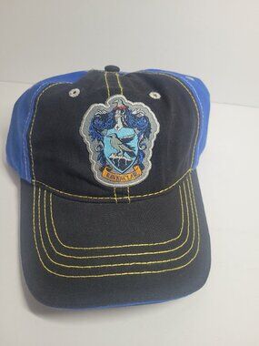 Wizarding World of Harry Potter Ravenclaw Baseball Hat Cap Adult Blue Adjustable